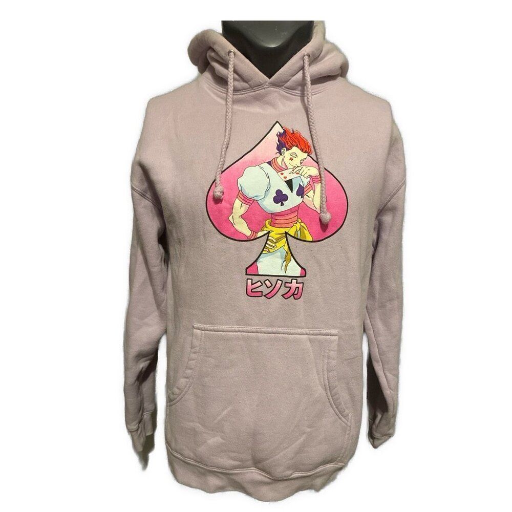 Hunter Hunter Magenta Purple Anime Long Sleeve Hoodie Sweatshirt Medium
